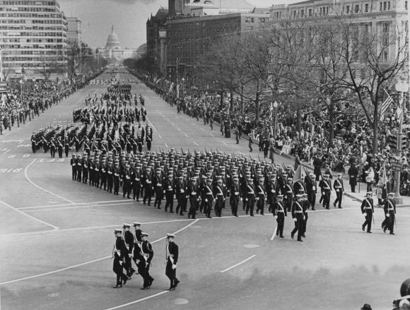 USMMA USMMA marching historical photo