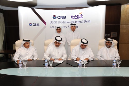 QNB qatar national bank milaha ship financing