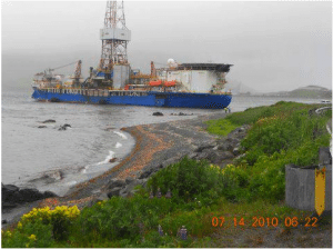 Noble Discoverer Noble Discoverer unalaska aground dutch harbor