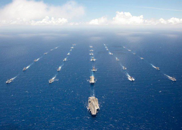 RIMPAC rimpac formation battlegroup ships navy naval navies