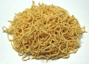 Ramen noodles are cheap, and likely a staple food for owners of bulk carriers and college students who are trying to conserve cash.