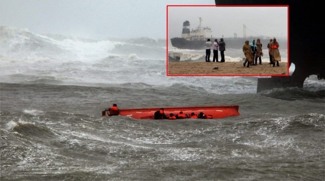 The scene near Chennai. Photo via Indian Express facebook