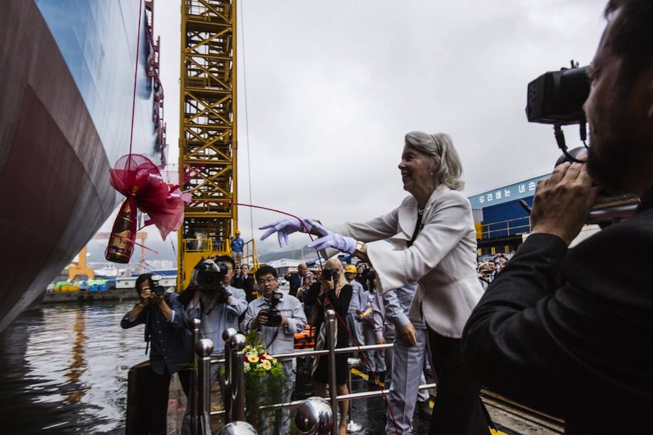 Maersk Line Names World's Largest Ship Mærsk McKinneyMøller